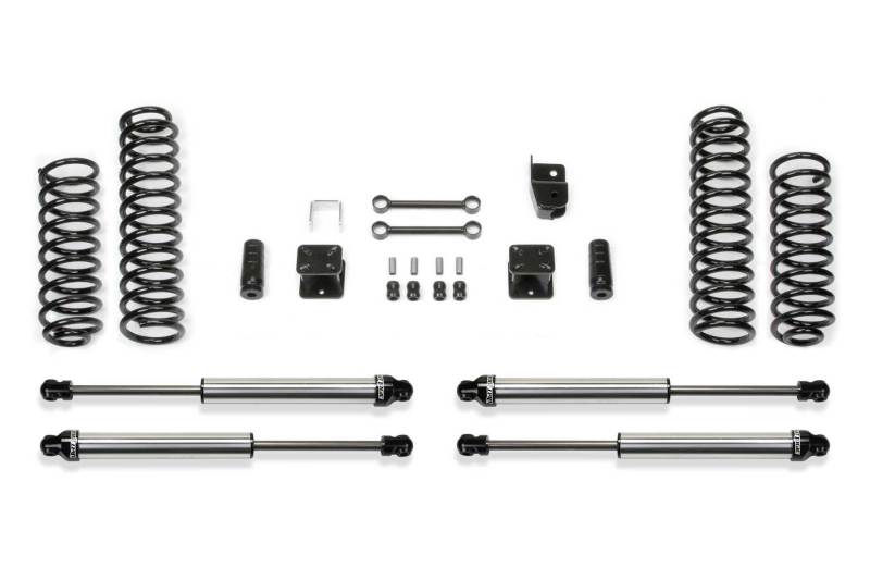 FABTECH 07-18 Jeep JK 4WD 4-Door 3in Sport System w/DL Shocks