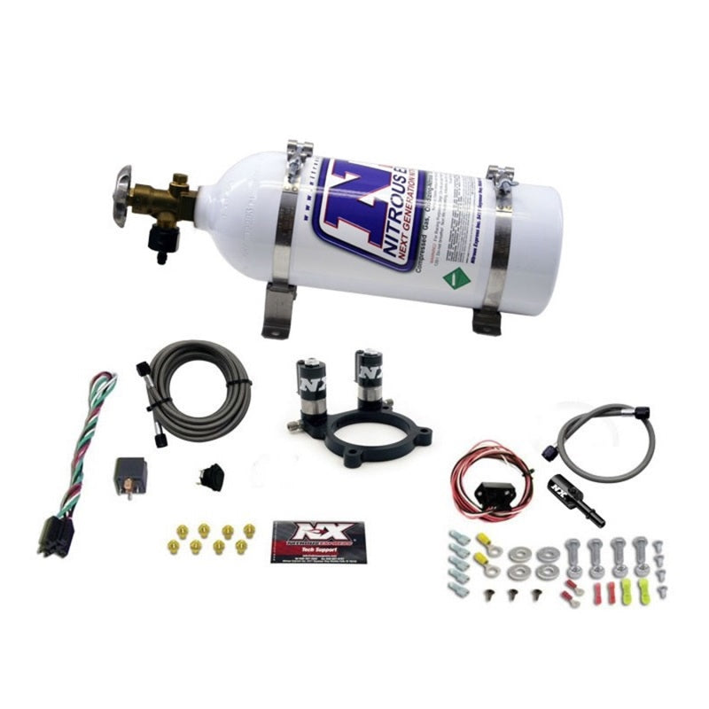 Nitrous Express Ford 3.5L/3.7L V6 Nitrous Plate Kit w/5lb Bottle