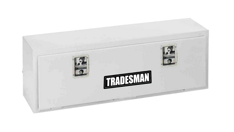 TRADESMAN Steel Top Mount Truck Tool Box (72in.) - White