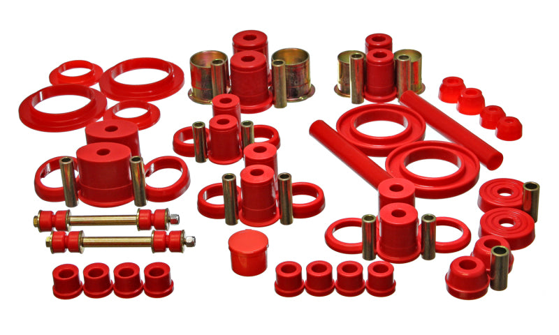 ENERGY SUSPENSION 94-98 Ford Mustang Red Hyper-flex Master Bushing Set