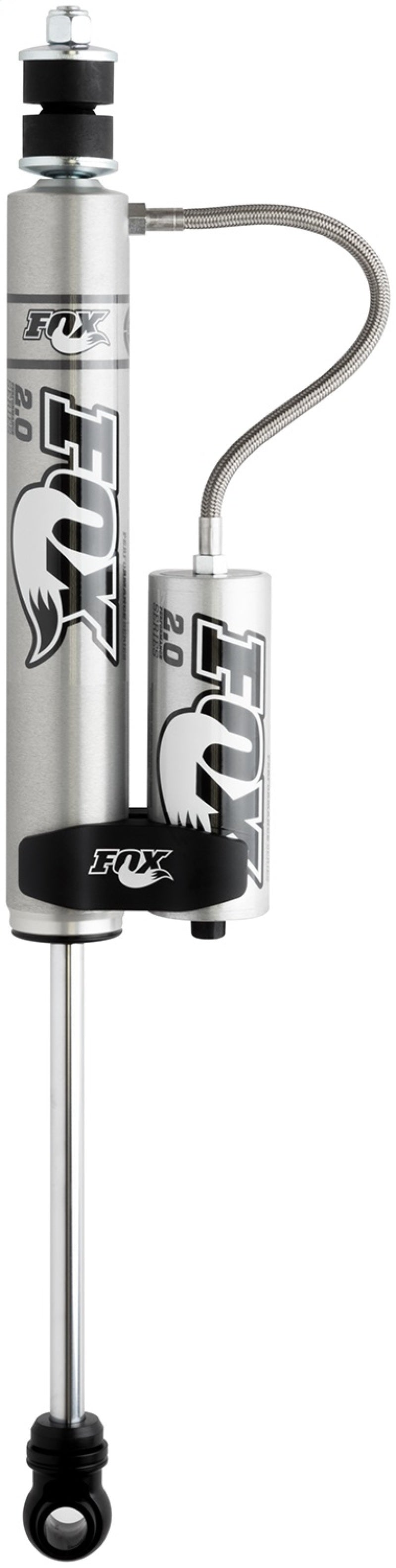 FOX 01-10 Chevy HD 2.0 Perf Series 5.1in. Smooth Body Remote Res. Front Shock / 0-1in. Lift - Alum.