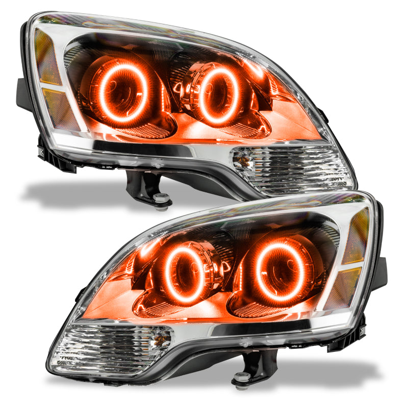 ORACLE LIGHTING 08-12 GMC Acadia Non-HID Pre-Assembled LED Halo Headlights -Amber SEE WARRANTY