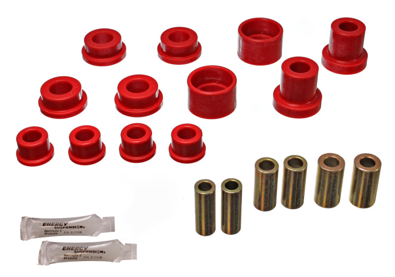 ENERGY SUSPENSION 90-94 Mitsubishi Eclipse AWD Red Rear Control Arm Bushing Set