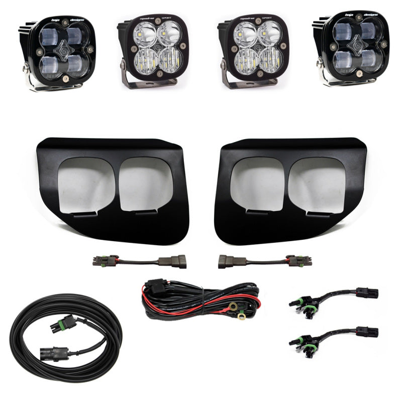 BAJA DESIGNS Ford Super Duty (20-On) Fog Lights Dual FPK SAE/Sport DC BAJA DESIGNS