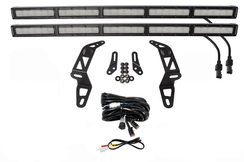 DIODE DYNAMICS 18-21 Jeep JL Wrangler/Gladiator SS30 Bumper Bracket Kit - White Flood Dual