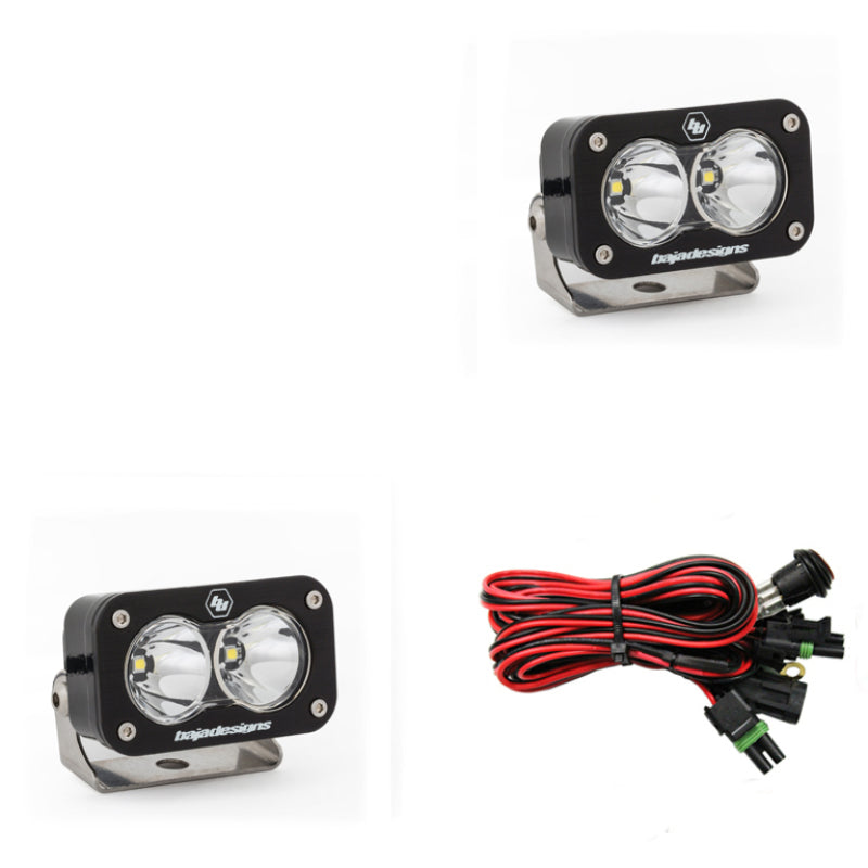 BAJA DESIGNS S2 Pro Series LED Light Pods Work/Scene Pattern - Pair