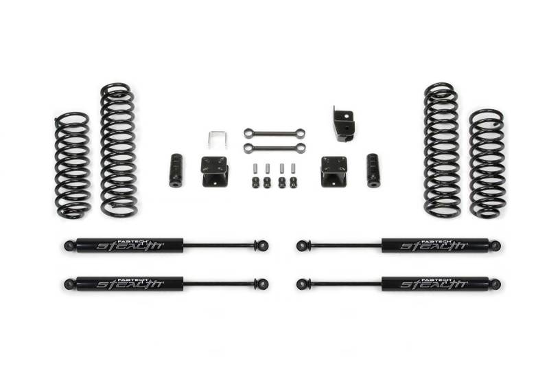 FABTECH 07-18 Jeep JK 4WD 4-Door 3in Sport System w/Stealth Shocks