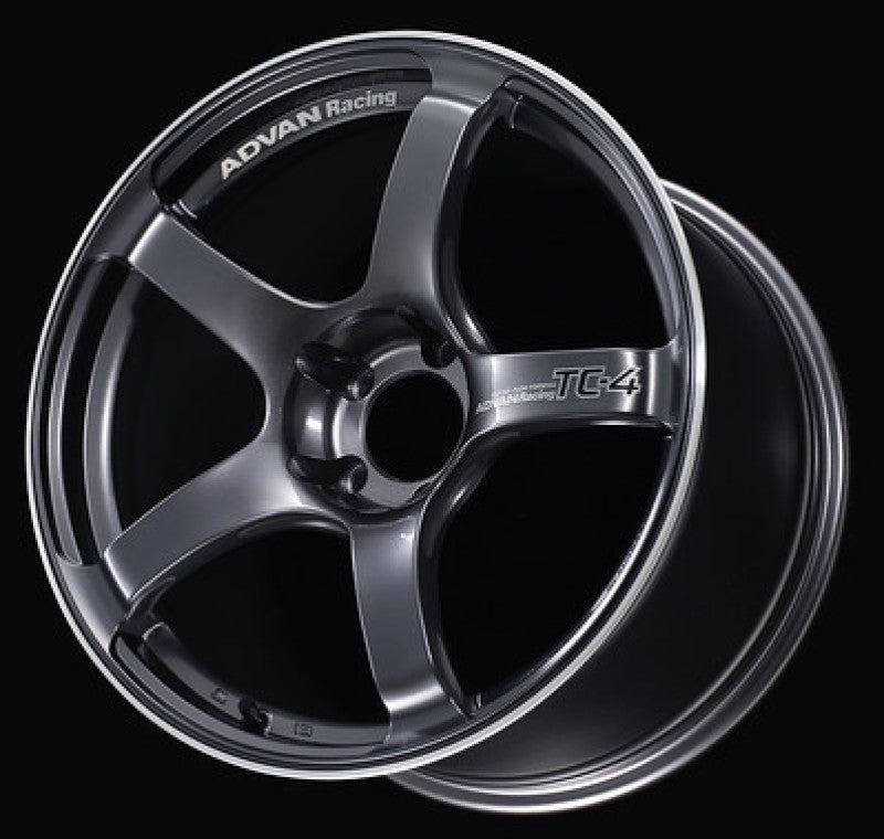 ADVAN TC4 15x6.0 +38 4-100 Racing Gunmetallic & Ring Wheel