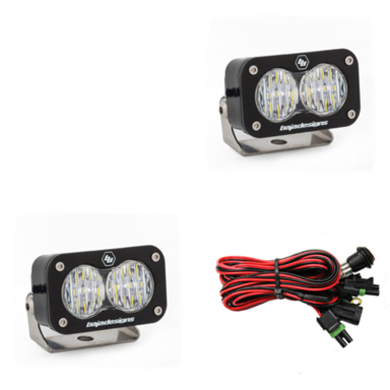 BAJA DESIGNS S2 Pro Series LED Light Pods Wide Cornering Pattern - Pair