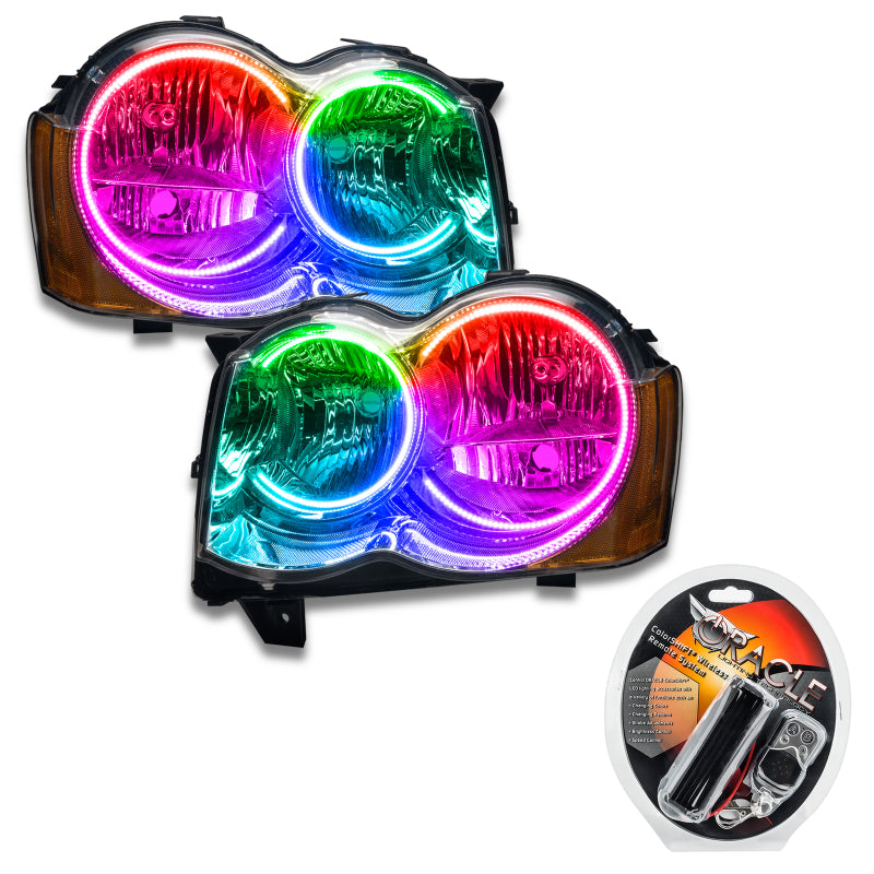 ORACLE 08-10 Jeep Grand Cherokee SMD HL (Non-HID) - ColorSHIFT SEE WARRANTY