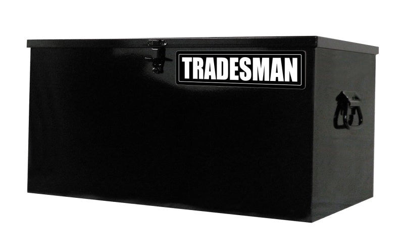 TRADESMAN Steel Job Site Box/Chest (Light Duty/Small) (24in.) - Black