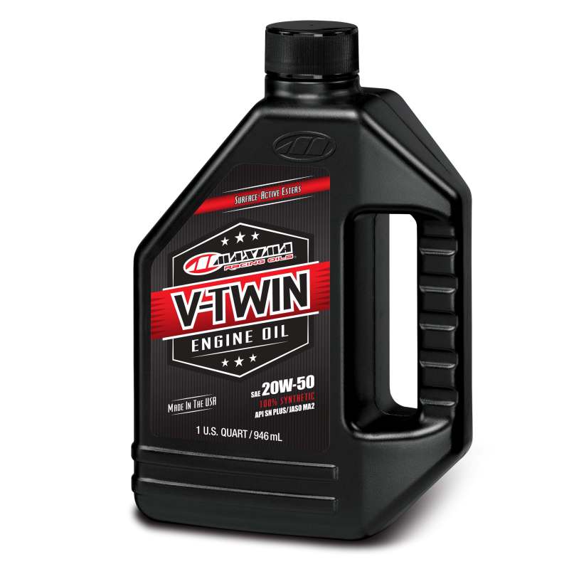 MAXIMA V-Twin Full Synthetic 20w50 - 1 Liter - Case of 12