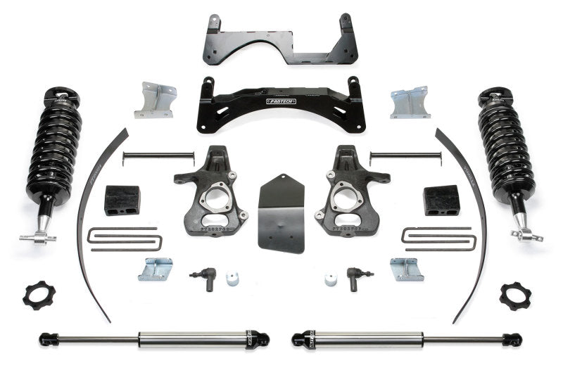 FABTECH 14-18 GM C/K1500 P/U w/oE Forg Stl UCA 6in Perf Sys w/4.0 & 2.25