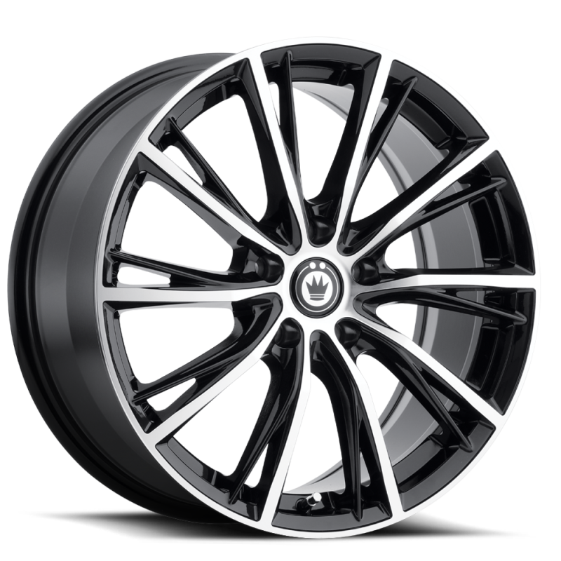 KONIG Impression 17x7.5 5x108 ET40 Gloss Black w/ Machined Face