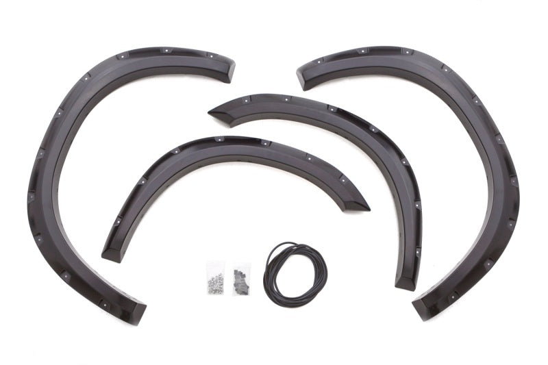 LUND 09-17 Dodge Ram 1500 RX-Rivet Style Smooth Elite Series Fender Flares - Black (4 Pc.)