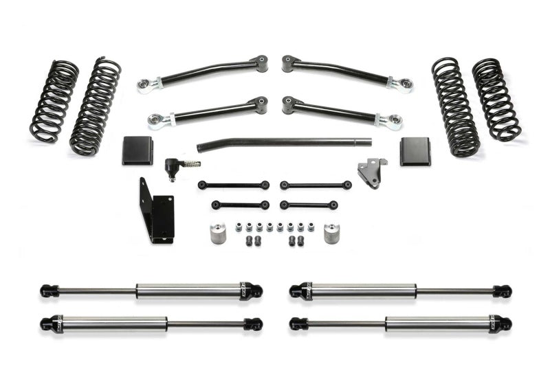 FABTECH 20-21 Jeep JT 4WD Gas 5in Trail w/Dlss Shks