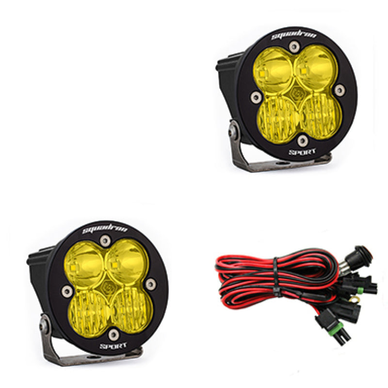 BAJA DESIGNS Squadron R Sport Driving/Combo Pair LED Light Pods - Amber