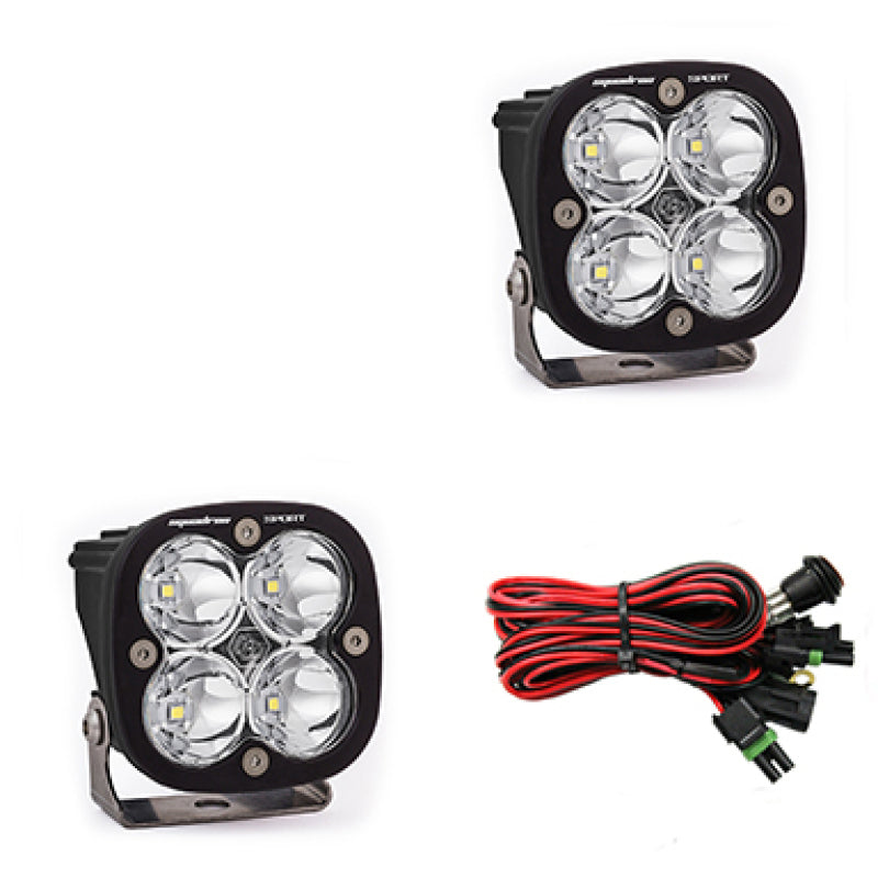 BAJA DESIGNS Squadron Sport Spot LED Light Pods - Clear