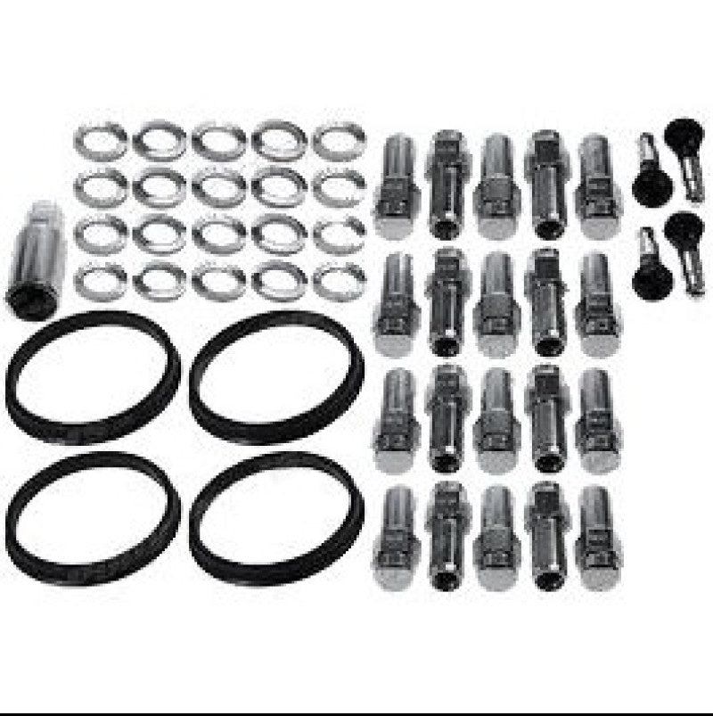 RACE STAR 1/2in Ford Closed End Deluxe Lug Kit Direct Drill - 20 PK