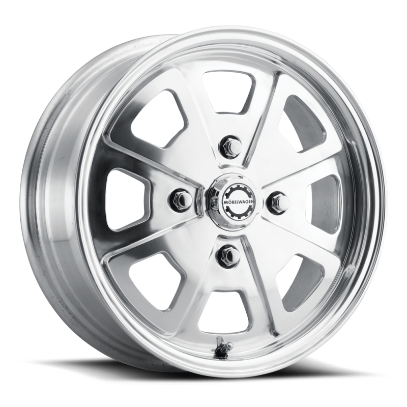 MOBELWAGEN MW-730P Schnell 15x5.5in / 4x130 BP / 35mm Offset / 79.1mm Bore - Polished Wheel