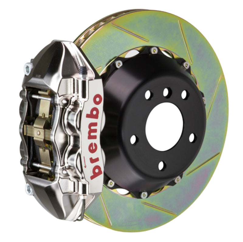 BREMBO 05-08 LR3/05-13 Range Rover Sport Rr GTR BBK 4Pist Billet 380x28 2pc Rotor Slot Type1-Nickel