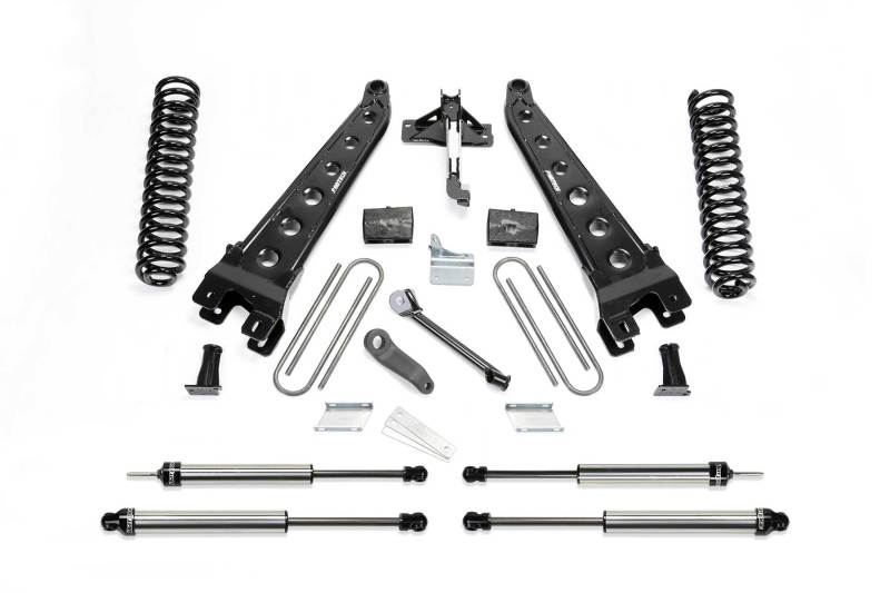 FABTECH 08-16 Ford F250 4WD 6in Rad Arm Sys w/Coils & Dlss Shks