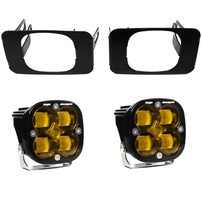 BAJA DESIGNS 17-18 F-150 Super Duty Fog Lights - Amber