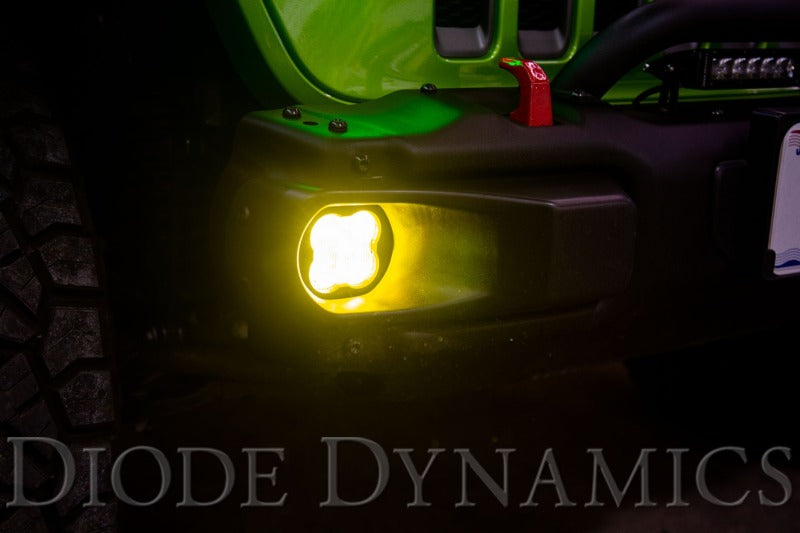 DIODE DYNAMICS SS3 LED Pod Max Type MR Kit - Yellow SAE Fog