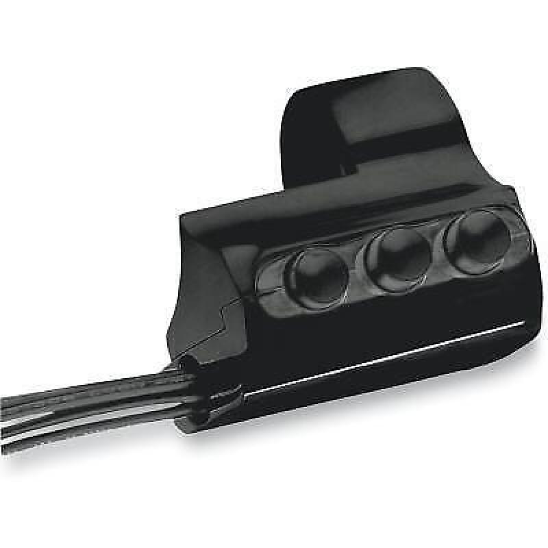 PERFORMANCE MACHINE  Switch Assy 3 Button Lt Sd - Black Ano