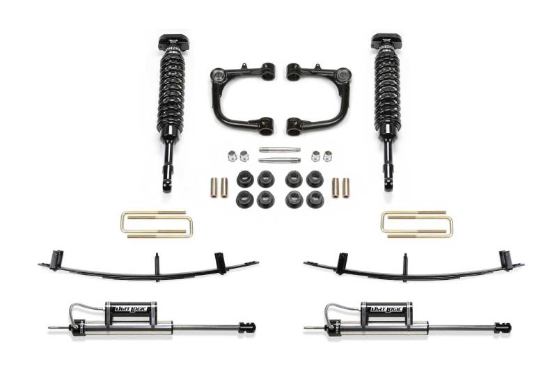 FABTECH 2015-21 Toy Tacoma 2WD/4WD 6 Lug 3in UCA Sys w/Dl 2.5 C/O & Rr Dl Resi & Rr Leaf Pack