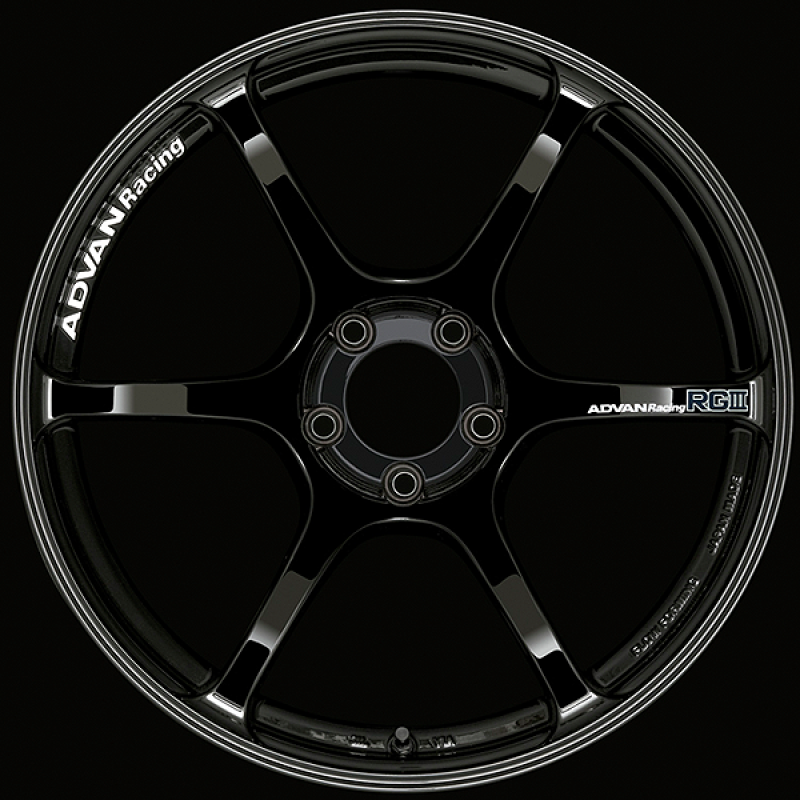 ADVAN RGIII 17x7.5 +48 5-114.3 Racing Gloss Black Wheel