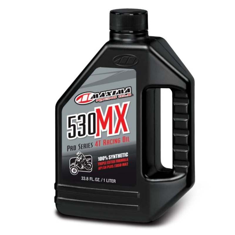 MAXIMA 530MX 100% Synthetic 4T Racing Engine Oil - MX / Offroad - 1 Liter - CASE OF 12