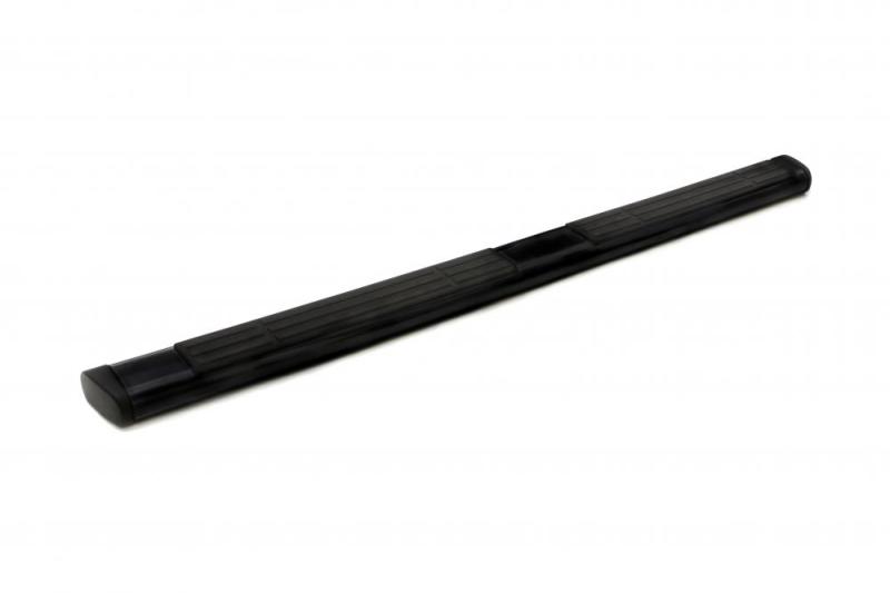 LUND Universal (87in) 6in. Oval Black Nerf Bars - Black