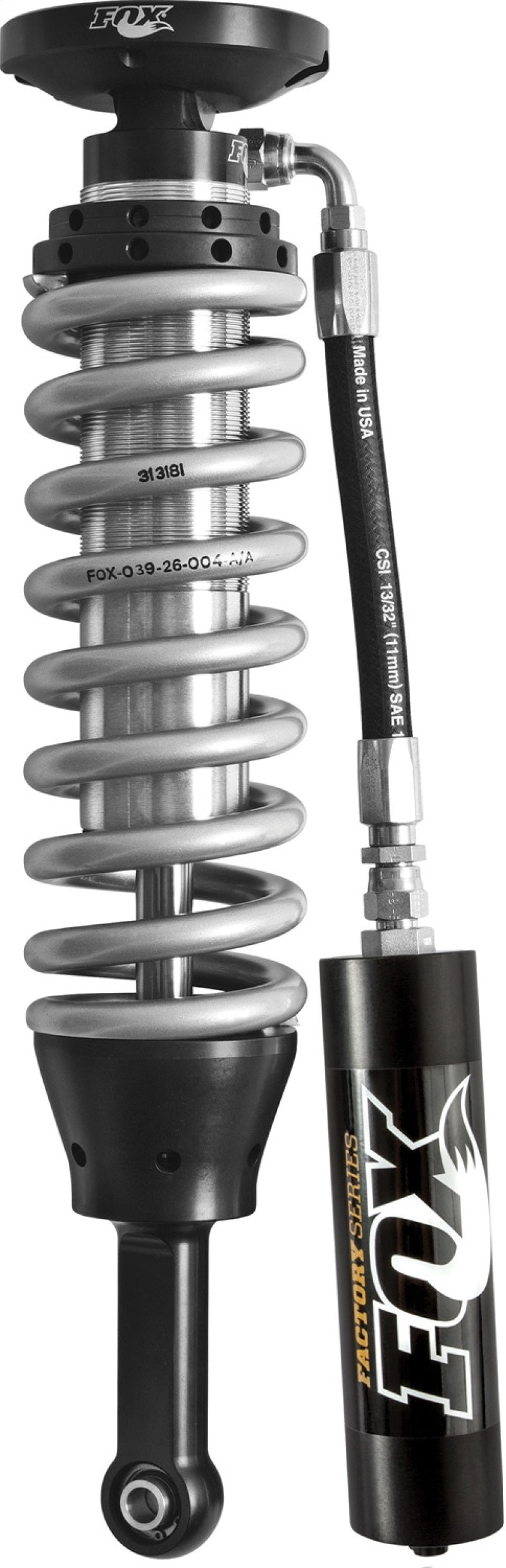 FOX 14+ Dodge 1500 Diesel 4WD 2.5 Factory Series 5.7in. R/R Coilover Shock Set / 0-2in. Lift - Black