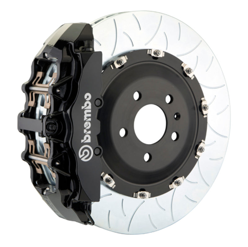 BREMBO 10-14 F150 SVT Raptor Front GT BBK 6 Piston Cast 2pc 380x34 2pc Rotor Slotted Type-3-Black