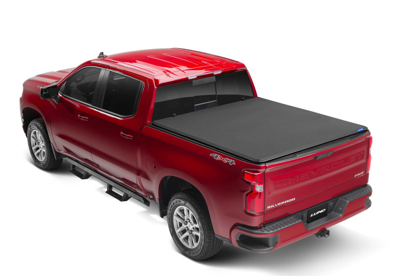 LUND 2023 Chevey Colorado 2023 GMC Canyon (5ft. Bed) Genesis Elite Tri-Fold Tonneau Cover Black