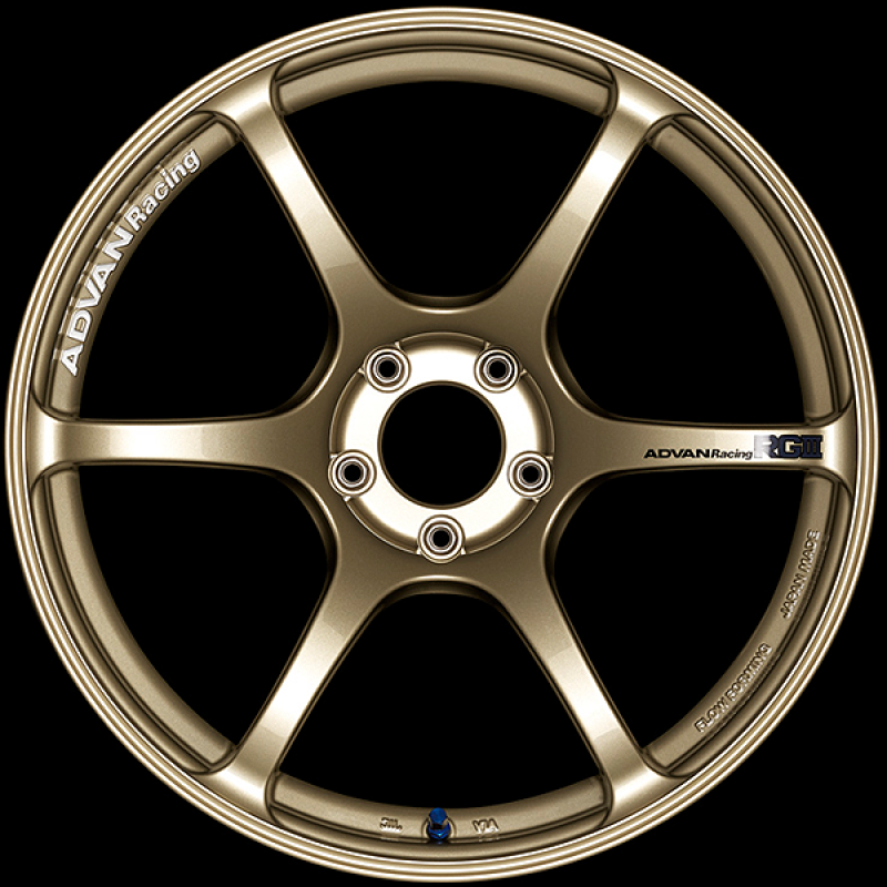 Advan RGIII 19x9 +25 5X114.3 Racing Gold Metallic Wheel