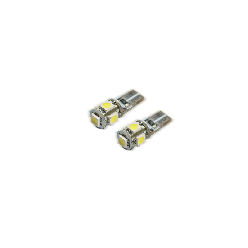 ORACLE T10 5 LED 3 Chip SMD Bulbs (Pair) - Amber SEE WARRANTY