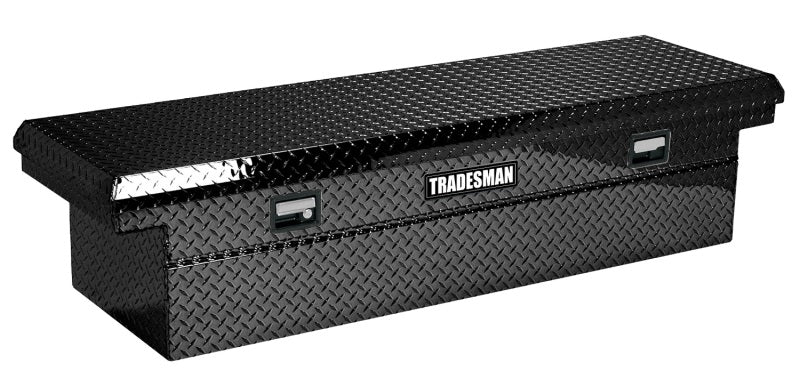 TRADESMAN Aluminum Economy Cross Bed Low-Profile Truck Tool Box (60in.) - Black