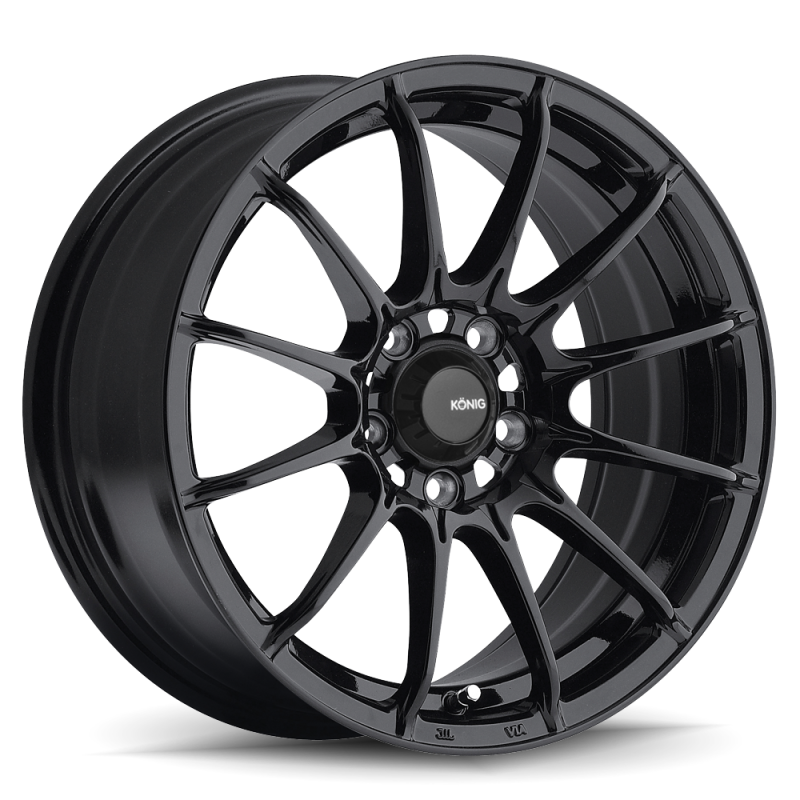 KONIG Dial In 15x8 4x100 ET25 Gloss Black