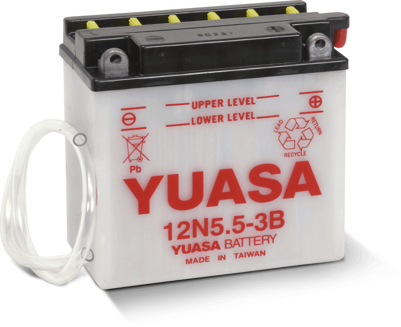 YUASA 12N5.5-3B Conventional 12 Volt Battery