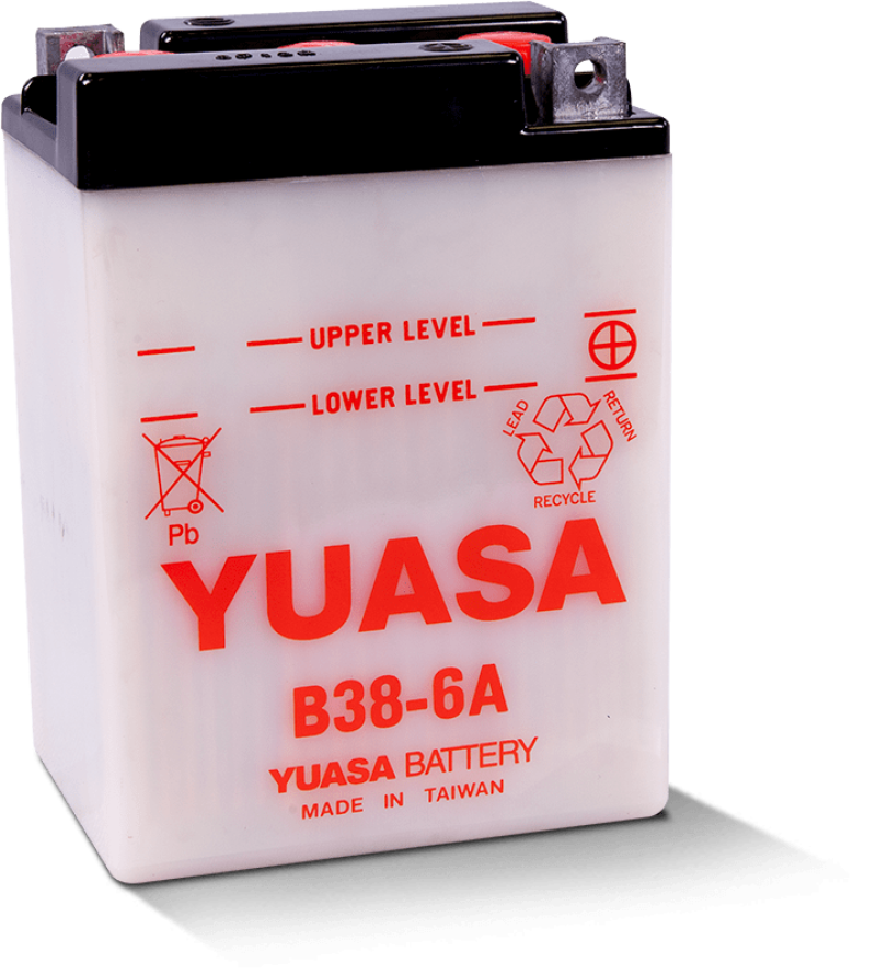 YUASA B38-6A Conventional 6 Volt Battery