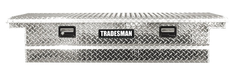 TRADESMAN Aluminum Single Lid Cross Bed Truck Tool Box (70in.) - Brite