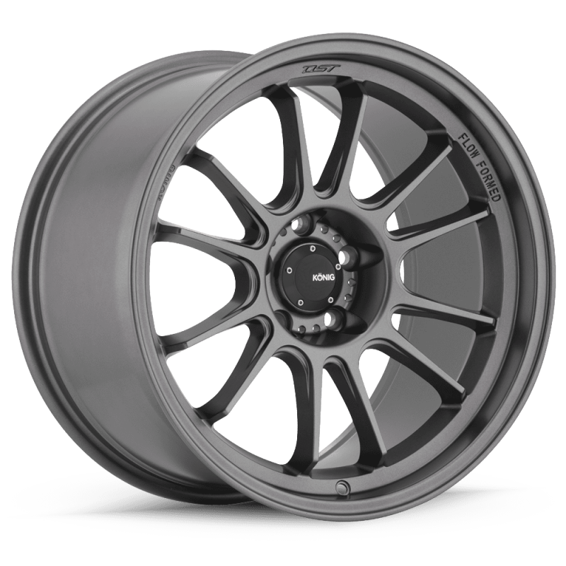 KONIG Hypergram 19X11B 5X114.3 ET15 Matte Grey Flow Formed