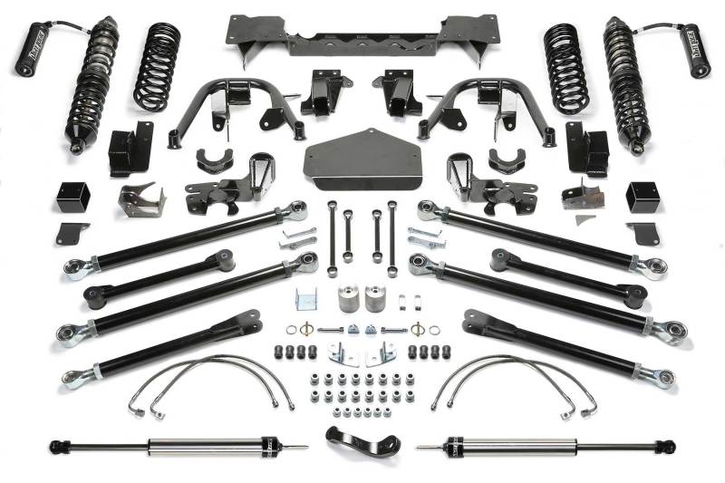 FABTECH 07-18 Jeep JK 4-Door 5in Crawler C/O w/Dlss 2.5 C/O Resi & Rr Dlss