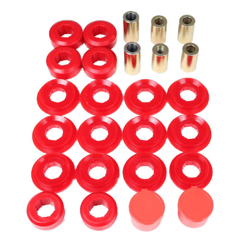 ENERGY SUSPENSION 91-97 Toyota Land Cruiser FJ80 Front Control Arm Bushing Set - Red