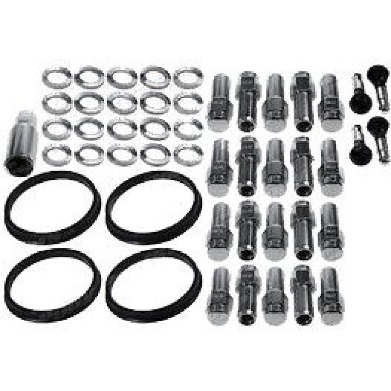 RACE STAR 1/2in Ford Open End Deluxe Lug Kit Direct Drilled - 20 PK