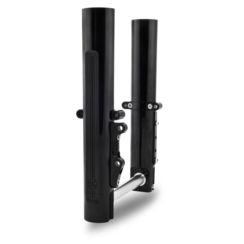 PERFORMANCE MACHINE 14-Up FL Lower Leg Assembly - Black Ano