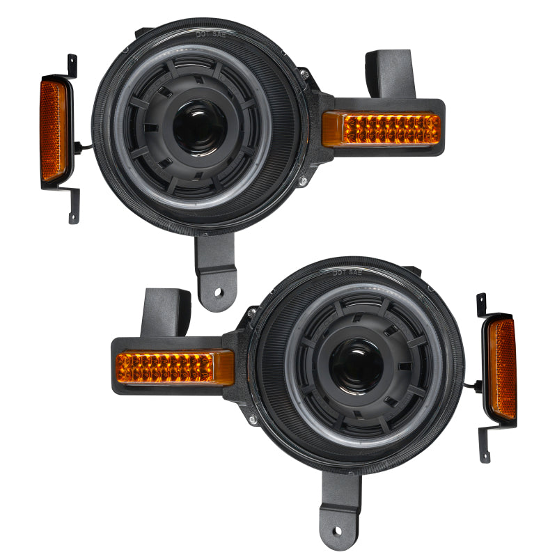 ORACLE 2021+ Ford Bronco Oculus  Bi-LED Projector Headlights - Amber/White Switchback NO RETURNS