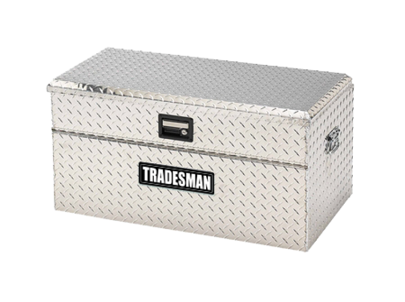 TRADESMAN Aluminum Flush Mount Truck Tool Box Full/Wide (48in.) - Brite